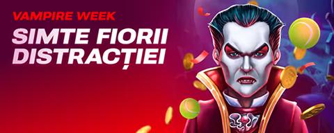 Promo banner: Vampire Week — simte fiorii distracției