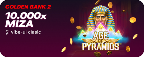 Promo banner: Golden Bank 2 — 10.000x MIZA