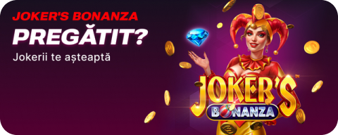 Promo banner: Joker’s Bonanza — Pregătit? Jocuri te așteaptă