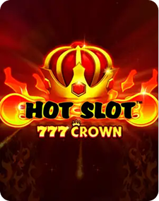 Slot: Hot Slot 777 Crown — coroană de aur cu diamante, cifre 7 și flăcări