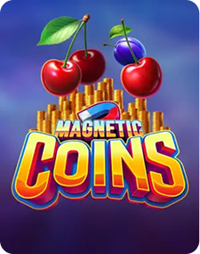 Slot: Magnetic Coins — monede albastre cu efect magnetic, temă modernă cu jackpoturi