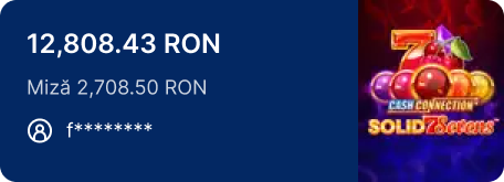 Câștigător A: 12.808,43 RON la slotul 777 EMPIRE SOLID 2025, cu miză de 2.708,50 RON