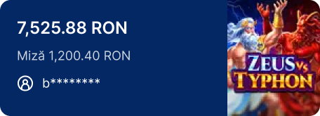 Câștigător C******: 7.525,88 RON la slotul Zodiac Wheel Extra, cu miză de 1.200,40 RON